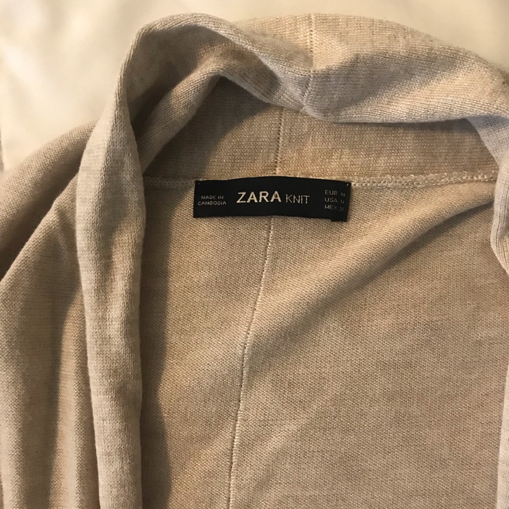 Beige Zara cardigan